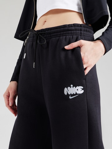 Wide leg Pantaloni 'PHNX FLC' de la Nike Sportswear pe negru