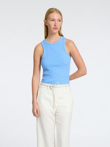 Haut 'SLFanna' SELECTED FEMME en bleu : devant