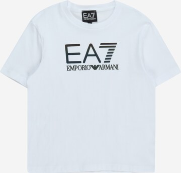 EA7 Emporio Armani Shirts i hvid: forside