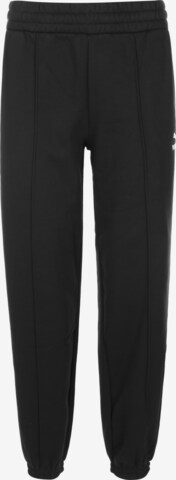 PUMA Tapered Sportbroek in Zwart: voorkant