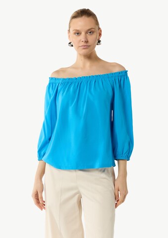 COMMA Blouse 'Carmen' in Blue: front