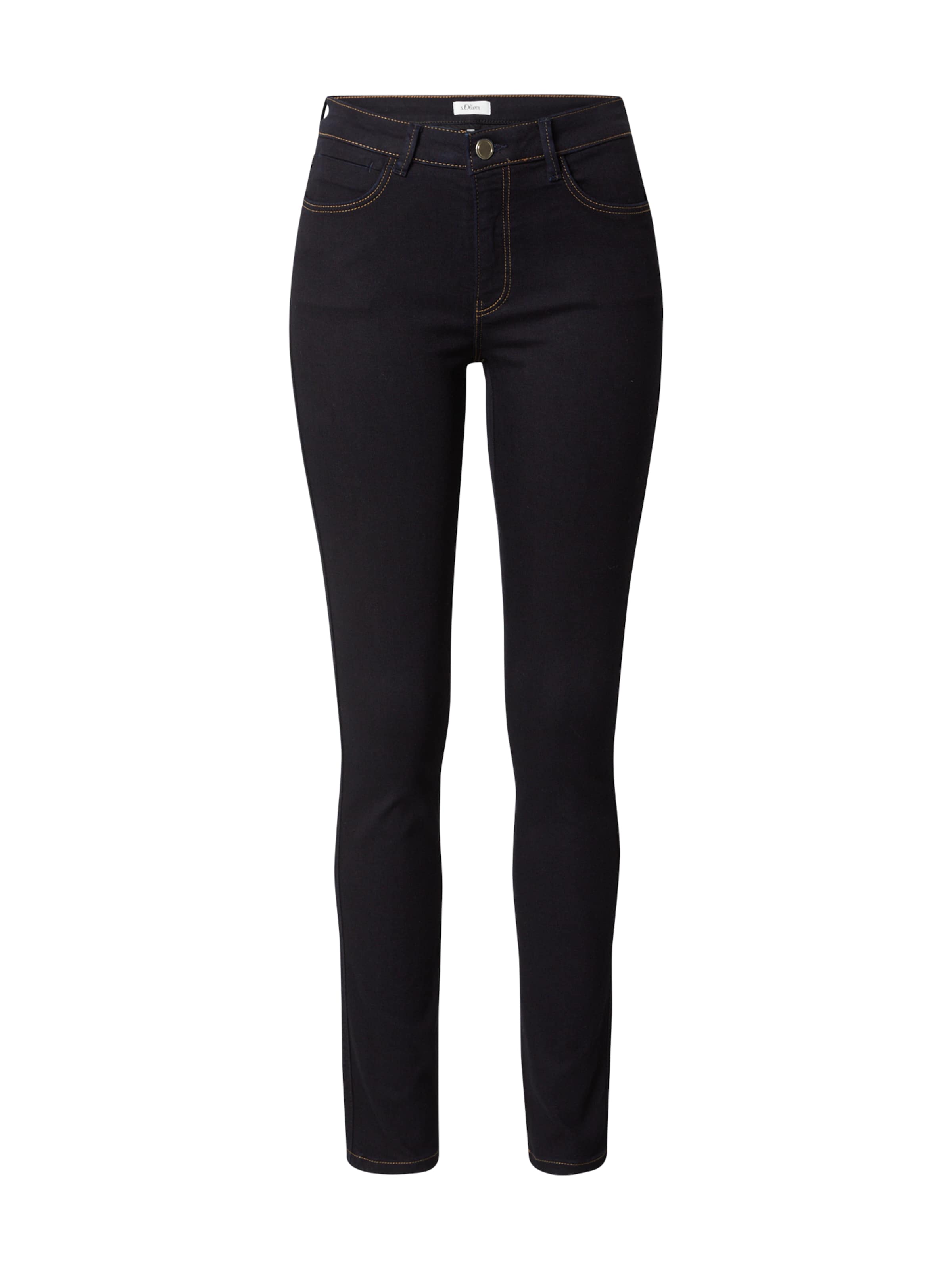 Skinny Jean 'Sienna' s.Oliver BLACK LABEL en bleu : devant