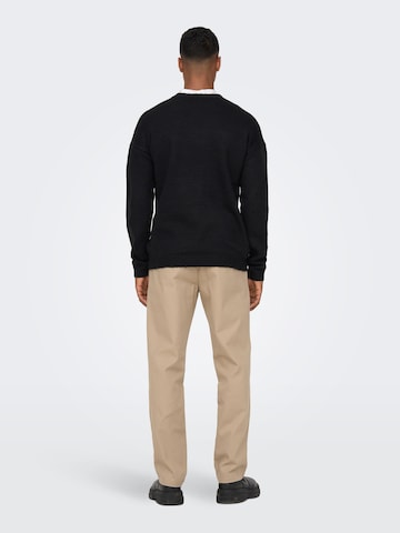Only & Sons Sweater 'CHRIS' in Black