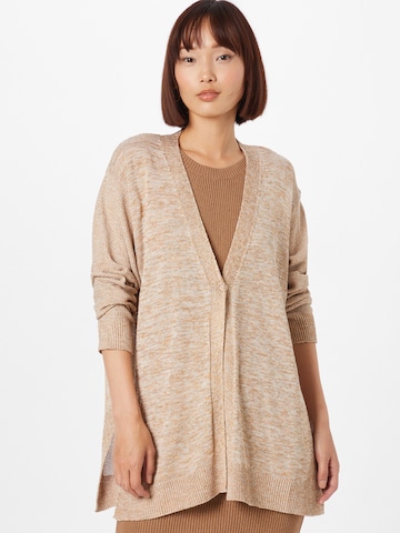 UNITED COLORS OF BENETTON Gebreid vest in Beige: voorkant