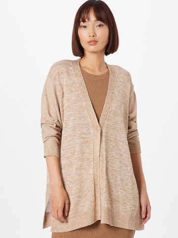 UNITED COLORS OF BENETTON Knit cardigan in Beige: front