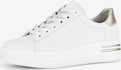 GABOR Sneakers in Gold / Off white, Item view