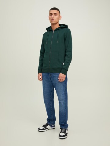 Giacca di felpa di JACK & JONES in verde