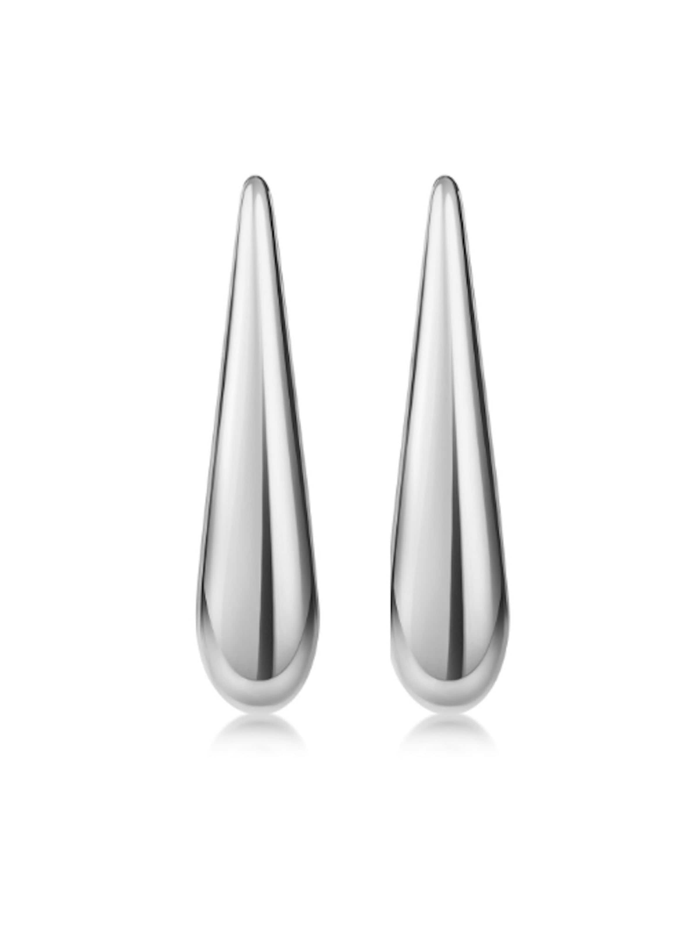 Cala Rose Ohrringe 'LAREA'‌‌‌‌‌‌‌‌‌ in Silber: Vorderseite