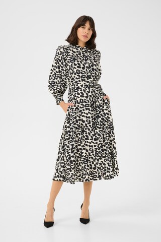 Robe-chemise 'Emina' Kaffe en gris : devant