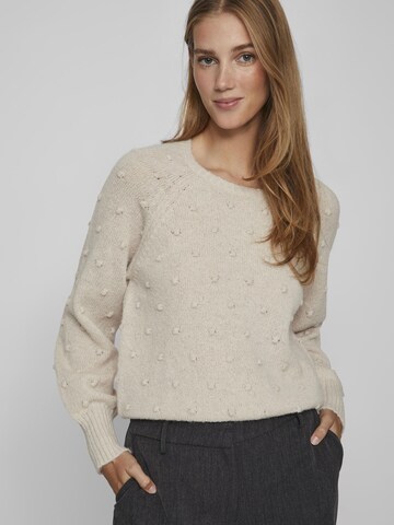 VILA Sweter 'Tuli' w kolorze beżowy
