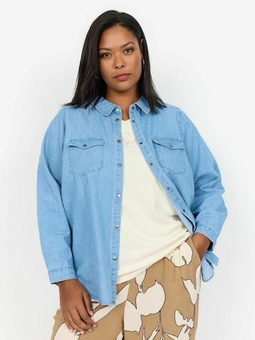 Camicia da donna 'Giovanna' di Wasabi Concept in blu: frontale