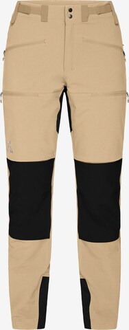 Haglöfs Regular Outdoor Pants in Beige: front