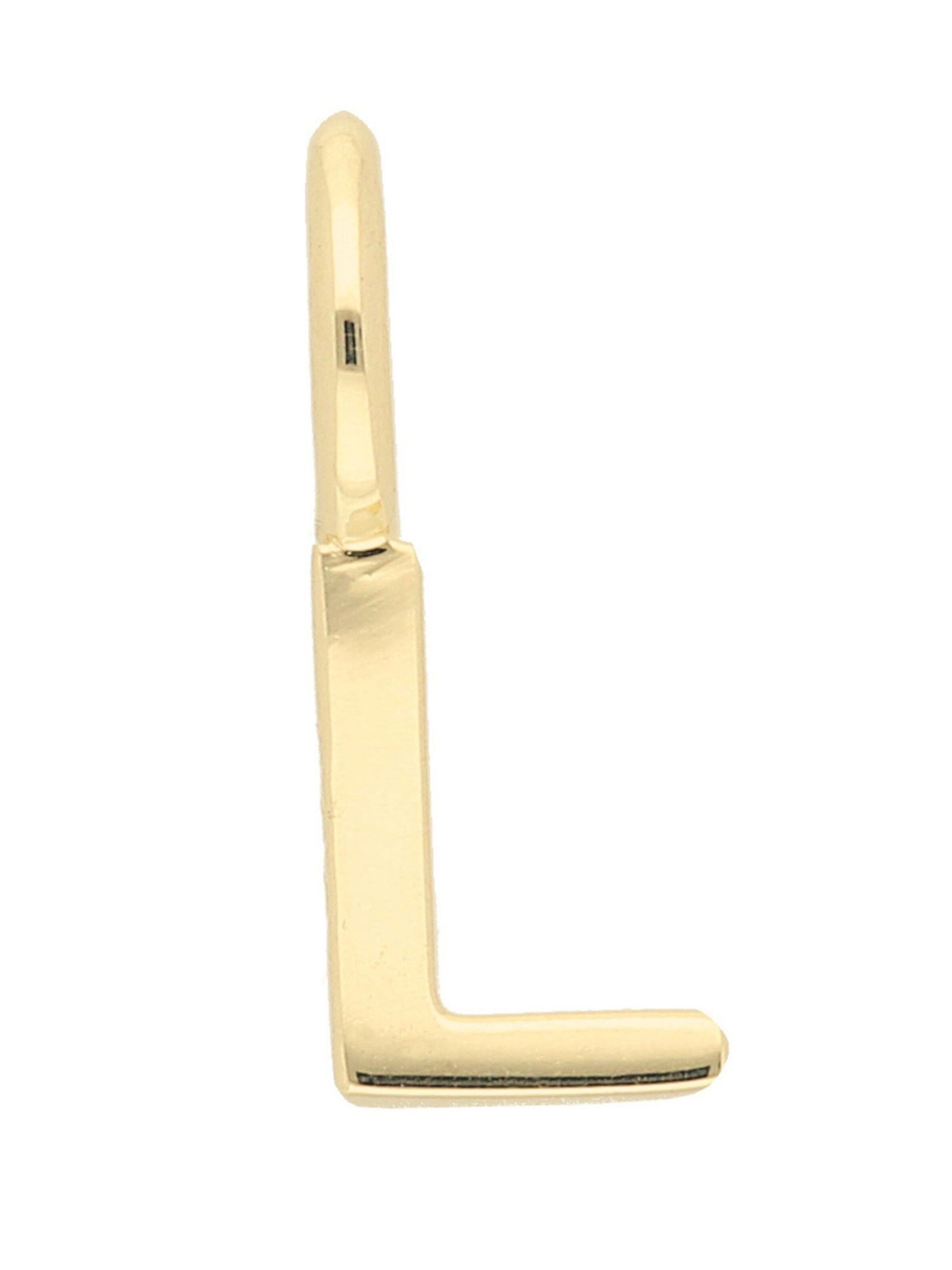 Adelia´s Anhänger 'L' in Gold: Vorderseite