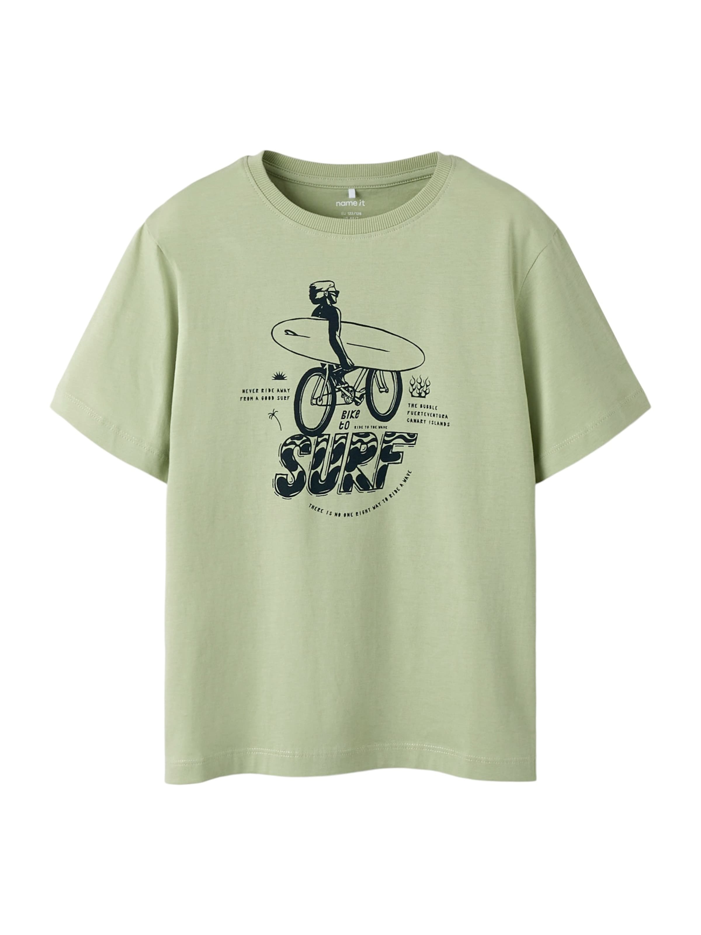 NAME IT Shirt 'NKMHANSY' in Green: front