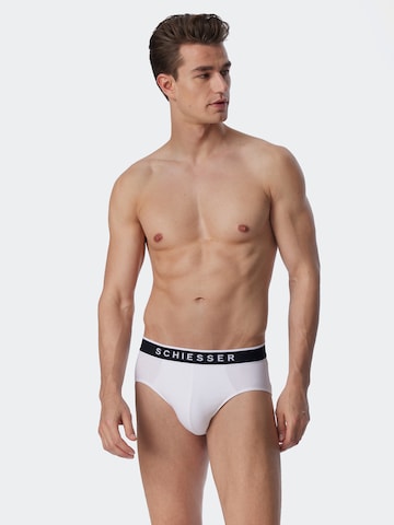 SCHIESSER Slip in White: front