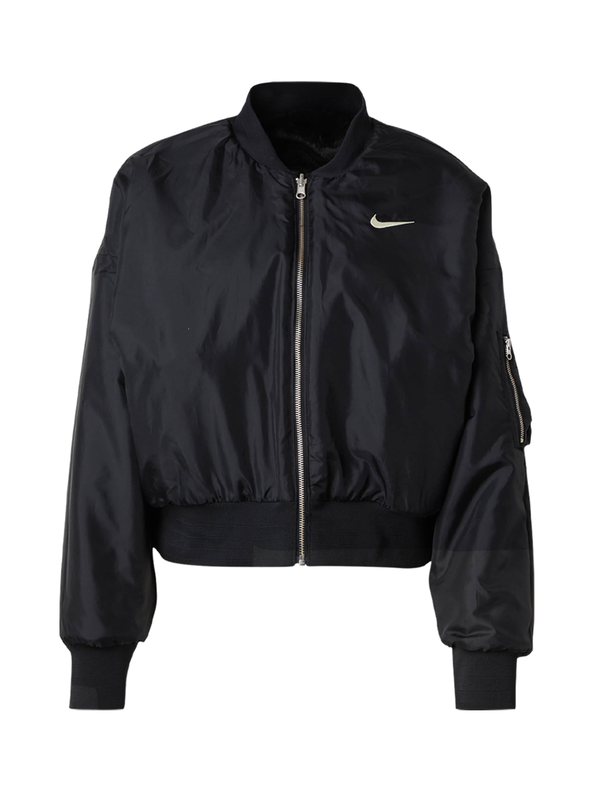 Nike Sportswear Kevad-sügisjope, värv must: eest vaates