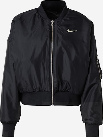 Nike Sportswear - Chaqueta de entretiempo en negro: frente