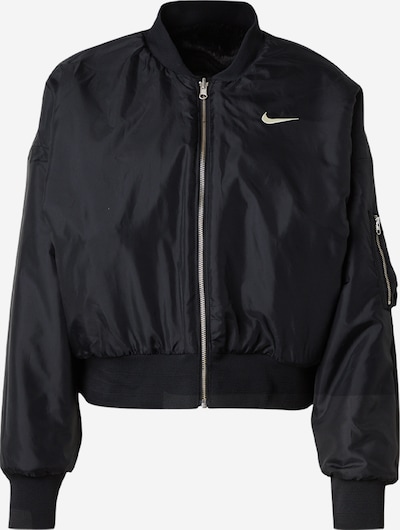 Nike Sportswear Övergångsjacka i svart / vit, Produktvy