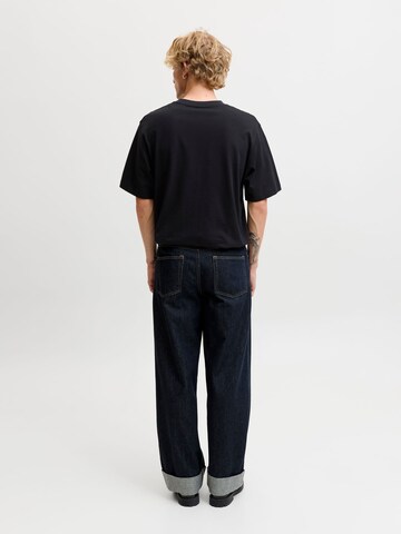Maglietta 'JORFREDERIKSBERG' di JACK & JONES in nero