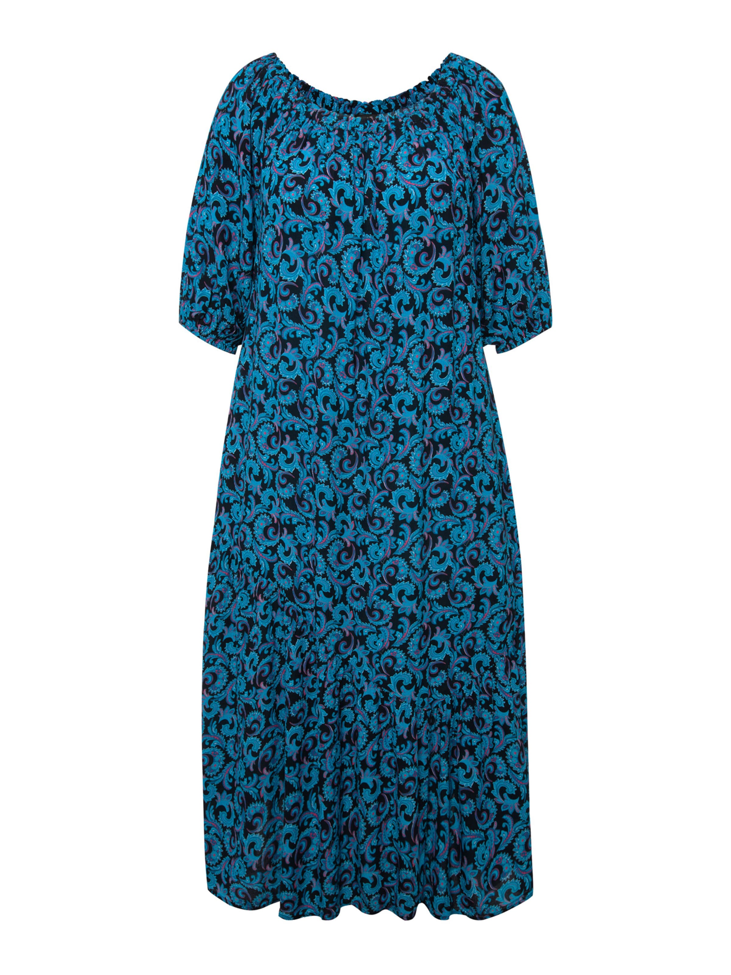 Ulla Popken Jurk in Blauw: voorkant