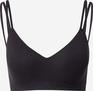 Bustino Reggiseno sportivo di PUMA in nero: frontale