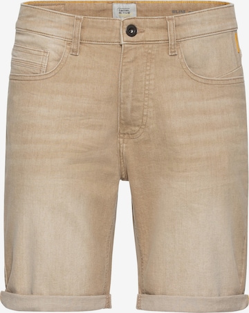 CAMEL ACTIVE Slimfit Colour Denim Shorts Slim Fit in Beige: predná strana