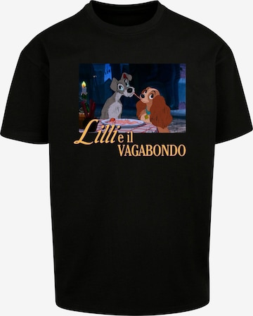 MT Upscale Shirt 'Lilli E Il Vagabondo' in Zwart: voorkant