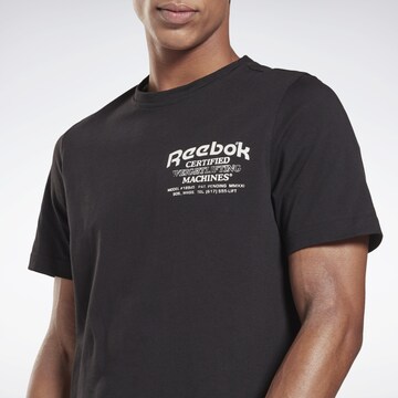 Tricou funcțional de la Reebok pe negru