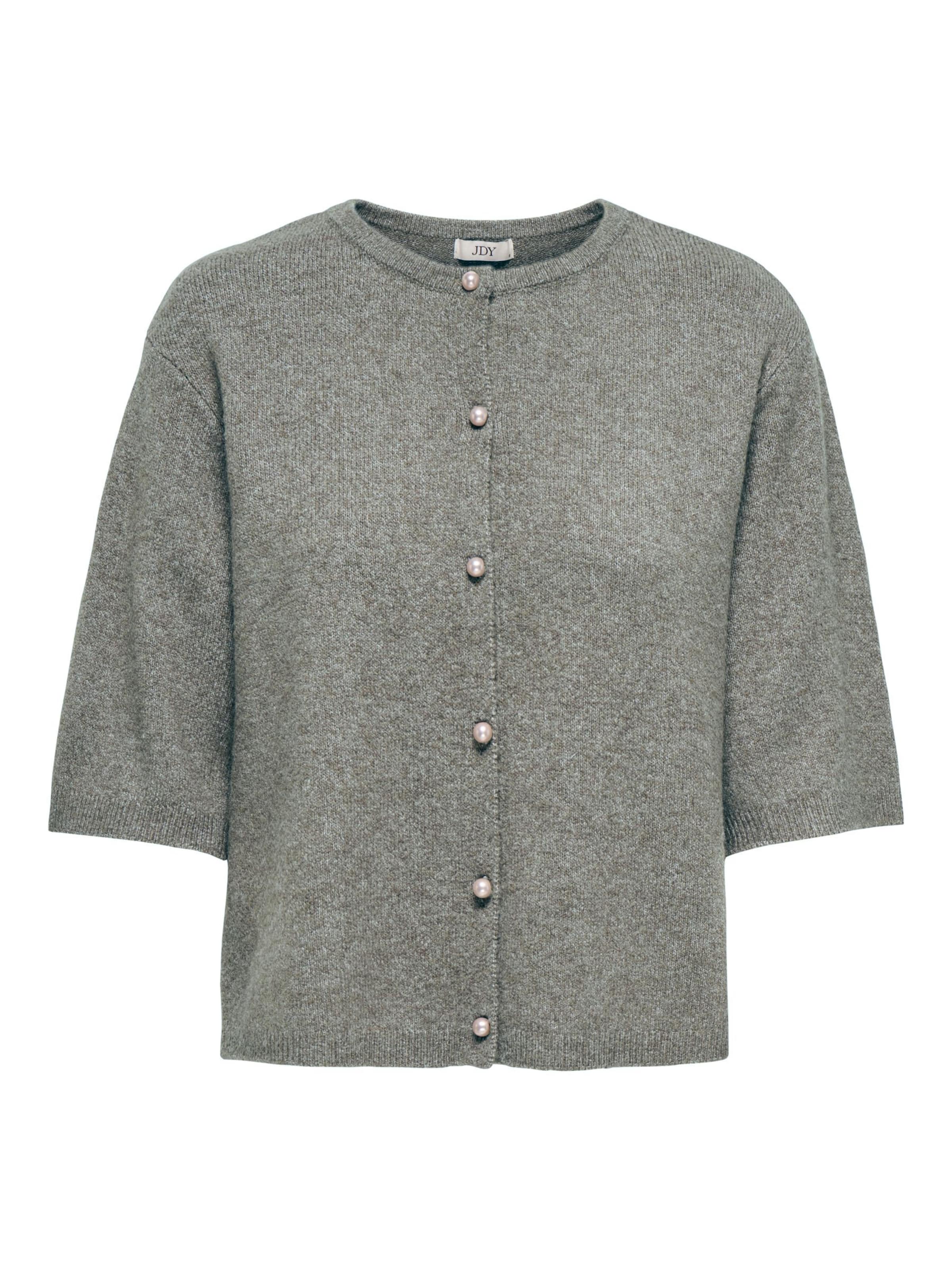 JDY Strickjacke 'JDYRue' in graumeliert, Produktansicht