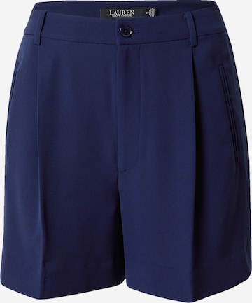 Lauren Ralph Lauren Παντελόνι πλισέ 'VADIENNE' σε μπλε: μπροστά