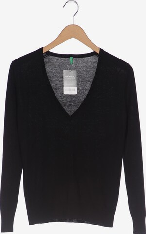 UNITED COLORS OF BENETTON Pullover M in Schwarz: predná strana