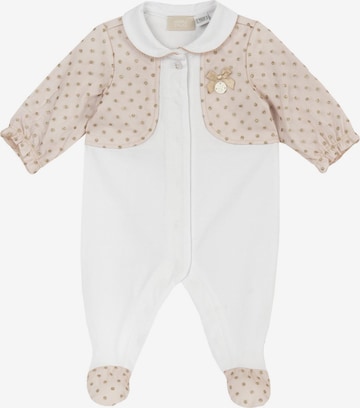 CHICCO Dungarees in White: front