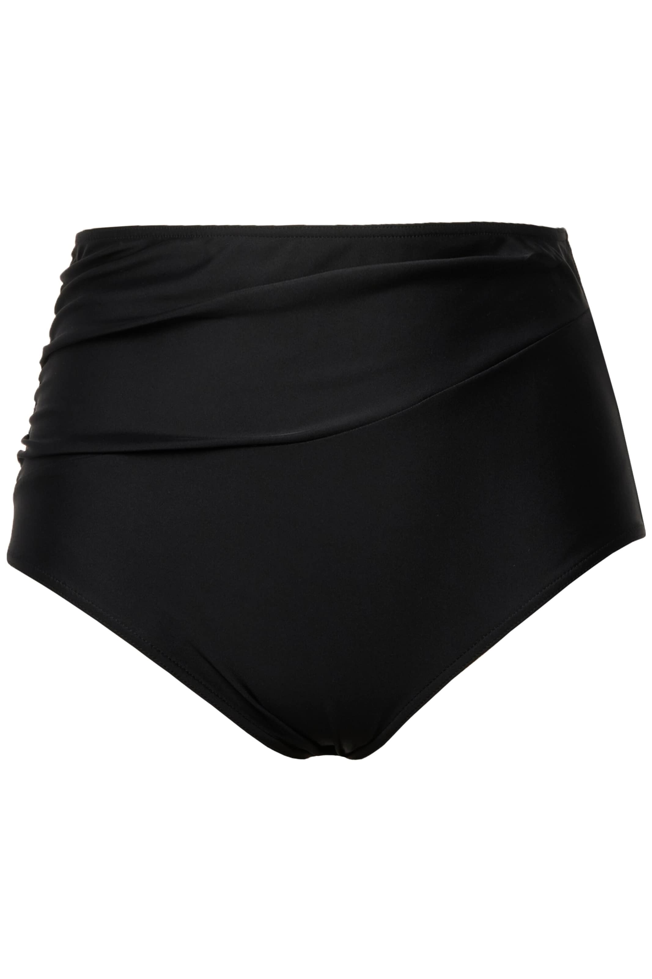 Ulla Popken Bikinibroek in Zwart: voorkant