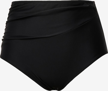 Ulla Popken Bikini Bottoms in Black: front