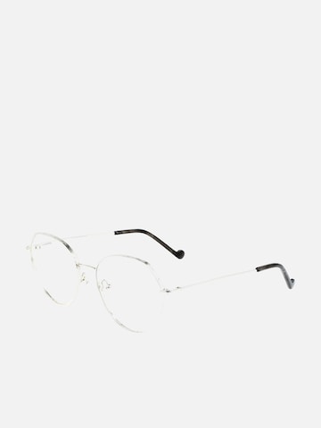 Lunettes de soleil Liu Jo en argent : devant