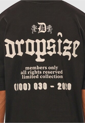 Dropsize Shirt in Schwarz