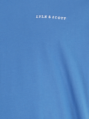 Tricou de la Lyle & Scott Big&Tall pe albastru