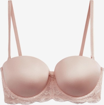 Push-up Soutien-gorge Next en beige : devant