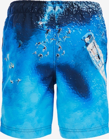 WE Fashion - Bermudas en azul