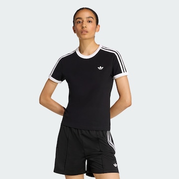 ADIDAS ORIGINALS Shirt in Zwart: voorkant