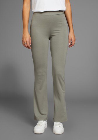 LAURA SCOTT Bootcut Hose in Grau: Vorderseite