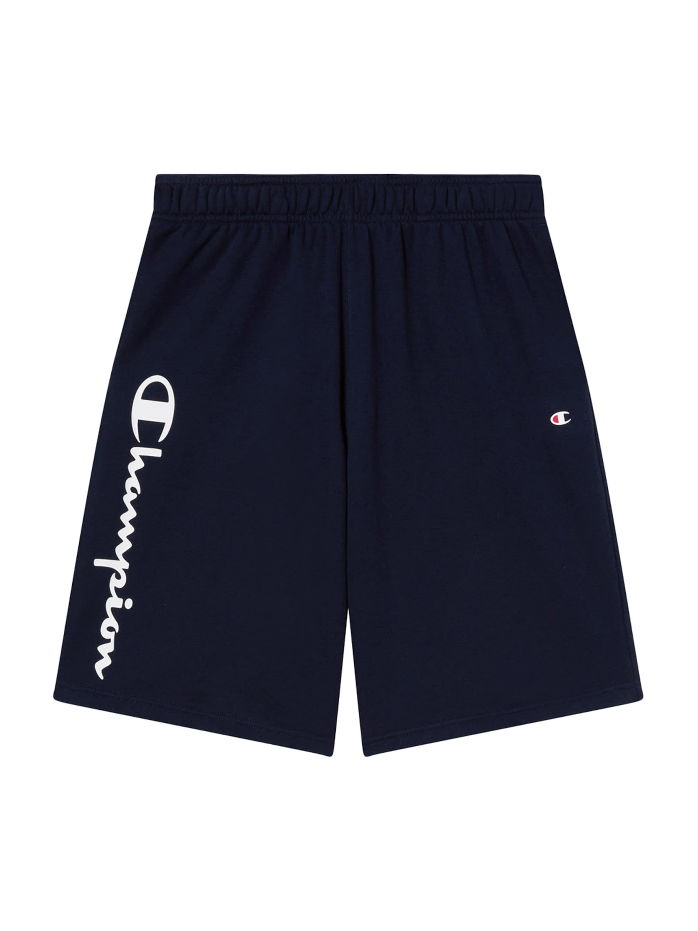 Champion Authentic Athletic Apparel Широка кройка Панталон в синьо: отпред