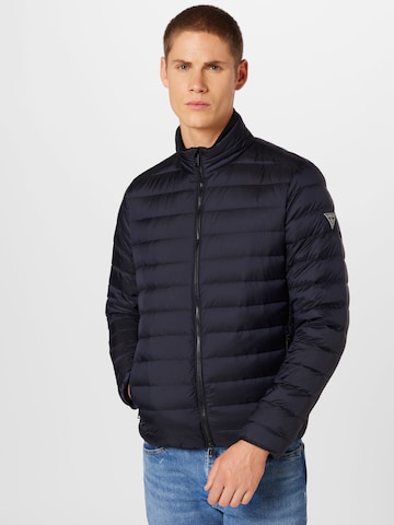 GUESS Between-season jacket in Blue: front