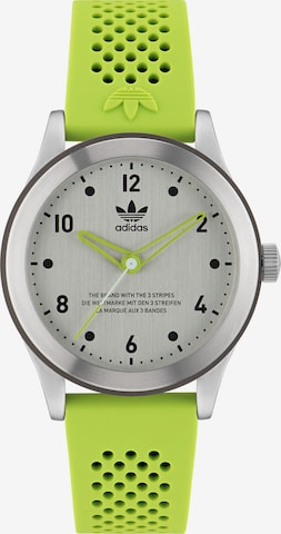 ADIDAS ORIGINALS Analoog horloge ' CODE THREE ' in Groen: voorkant