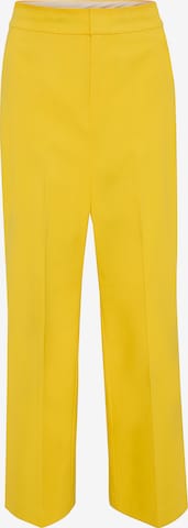 InWear - Regular Calças com vincos 'Quincie' em amarelo: frente