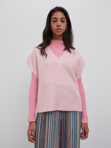 Pull-over 'Hilla' EDITED en rose : devant