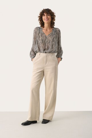 Wide Leg Pantalon 'Clarisse' Part Two en beige