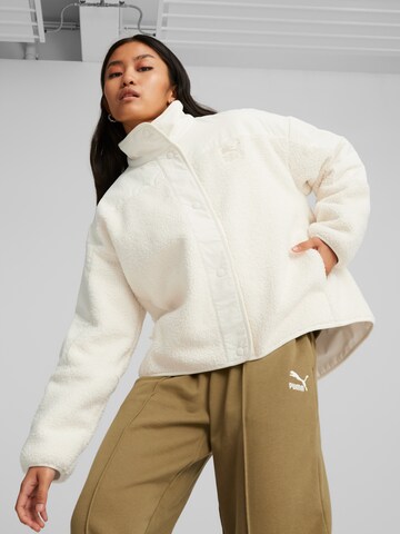 PUMA Between-Season Jacket 'Classics' in White: front