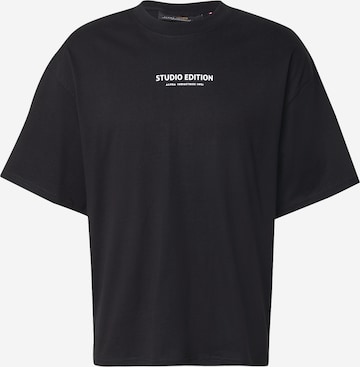 ALPHA INDUSTRIES Koszulka 'Studio Edition BP' w kolorze czarny: przód