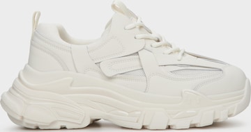Sneaker bassa '123-3' di ES8 in beige: frontale